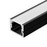Профиль PDS-SM-3000 ANOD BLACK (Arlight, Алюминий)