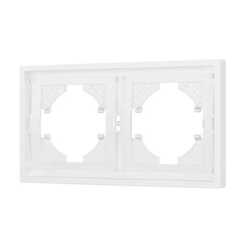 Рамка пластиковая FRM-TENDO-PL-2-WH (Arlight, -)
