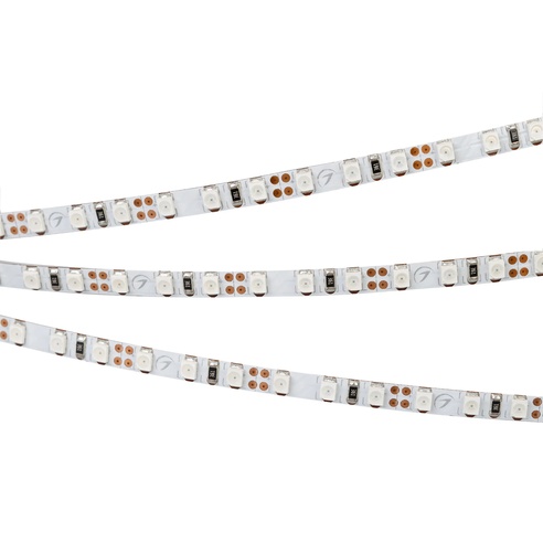 Лента светодиодная RT-A120-5mm 12V Green (9.6 W/m, IP20, 2835, 5m) (Arlight, узкая)