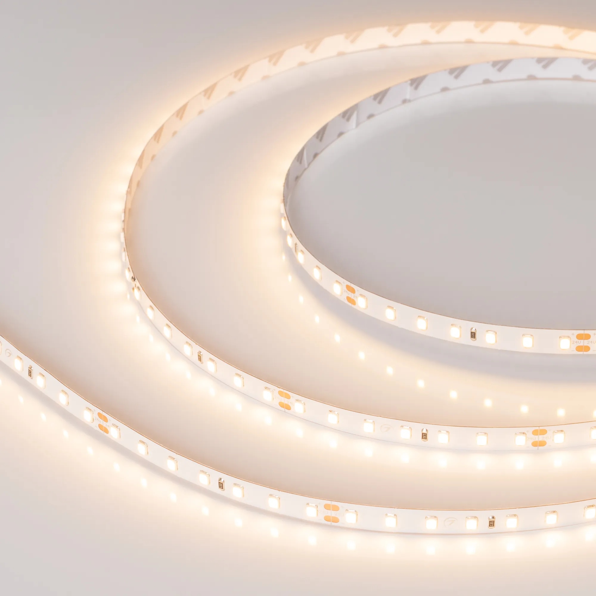 Лента светодиодная RT-A98-8mm 24V Warm2700 (10 W/m, IP20, 2835, 5m) (Arlight, Открытый)