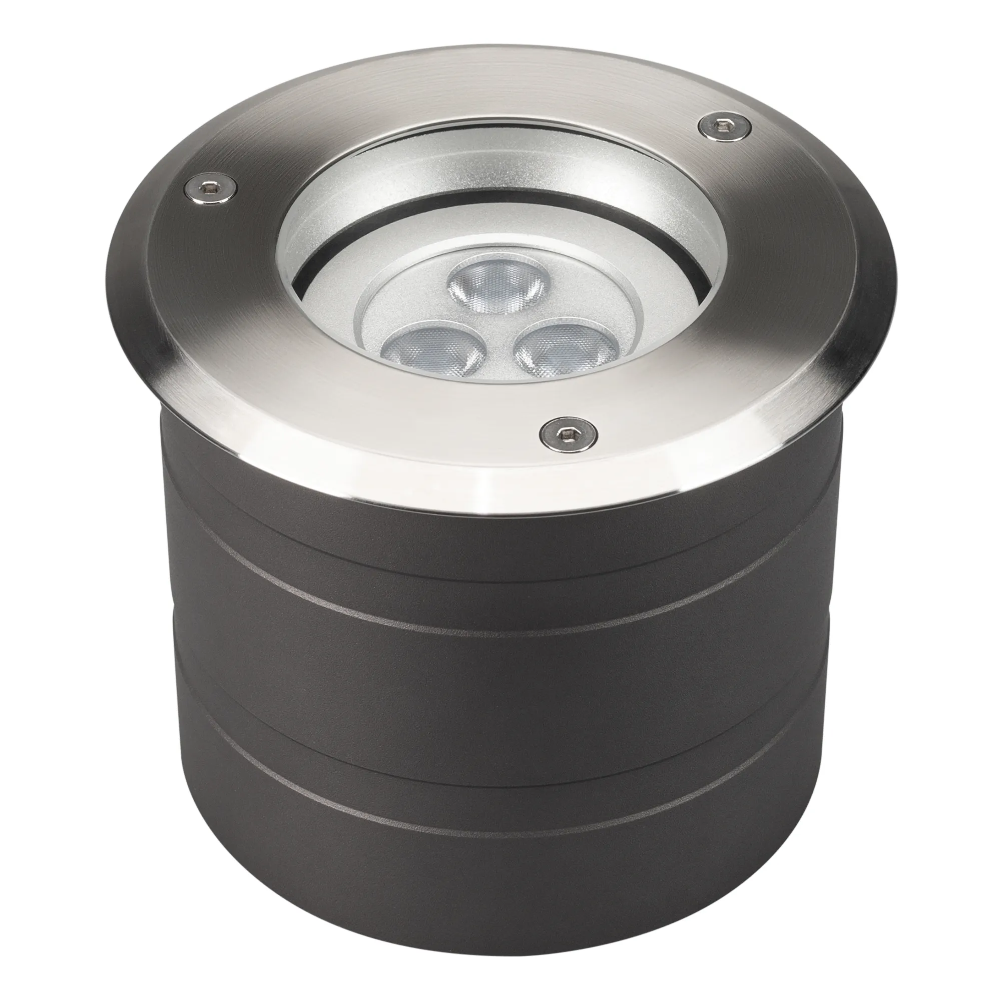 Светильник ART-GROUND-COLOR-TURN-R115-9W RGB (SL, 25 deg, 24V) (Arlight, IP67 Металл, 3 года) - изображение товара