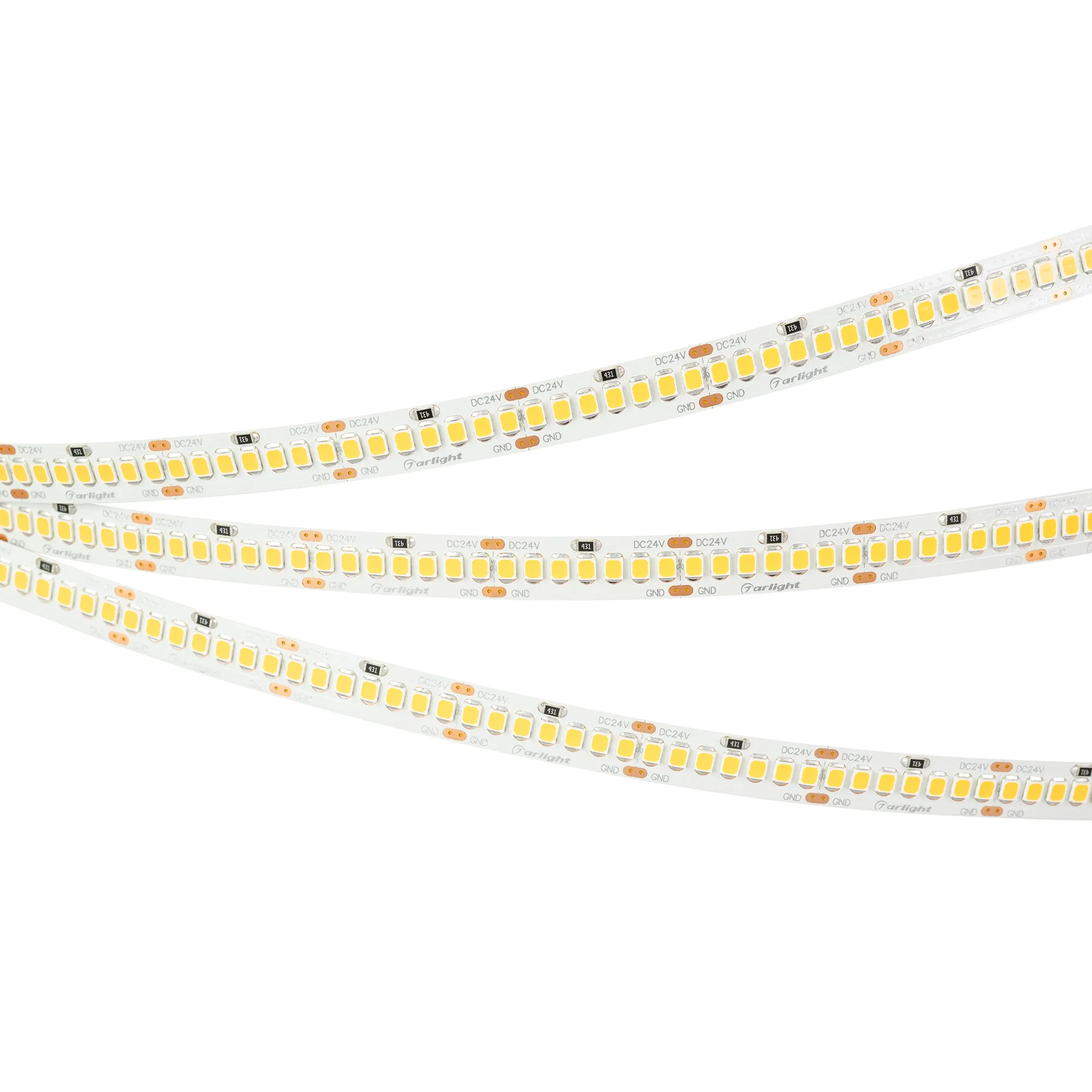 Лента светодиодная RT-A252-10mm 24V Day5000 (11 W/m, IP20, 2835, 5m) (Arlight, Открытый)