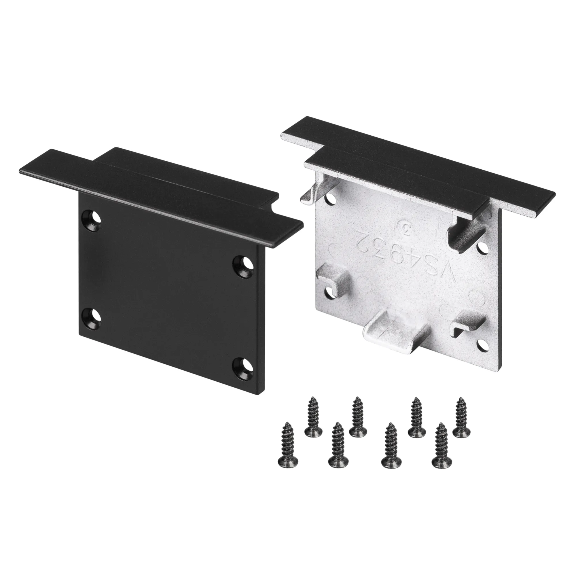 Заглушка SL-LINIA49M-FS BLACK (Arlight, Пластик) - изображение товара