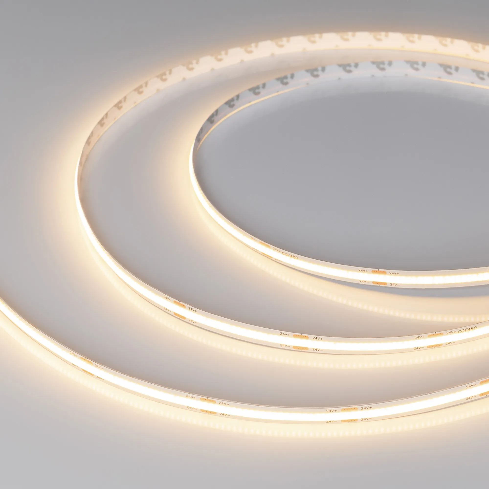 Лента светодиодная COB-X480-8mm 24V Warm3000 (10 W/m, IP20, 20m PRO REEL) (Arlight, -) - изображение товара