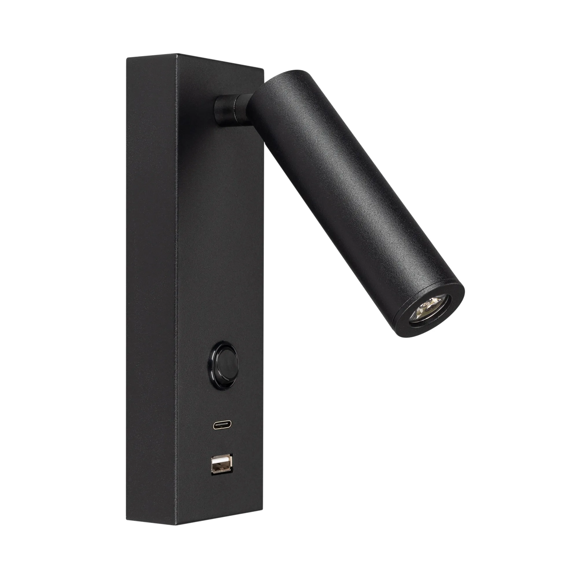 Светильник SP-BED-CHARGE-S60x125-3W Warm3000 (BK, 20 deg, 230V, USB-A, USB-C) (Arlight, IP20 Металл, 3 года) - изображение товара