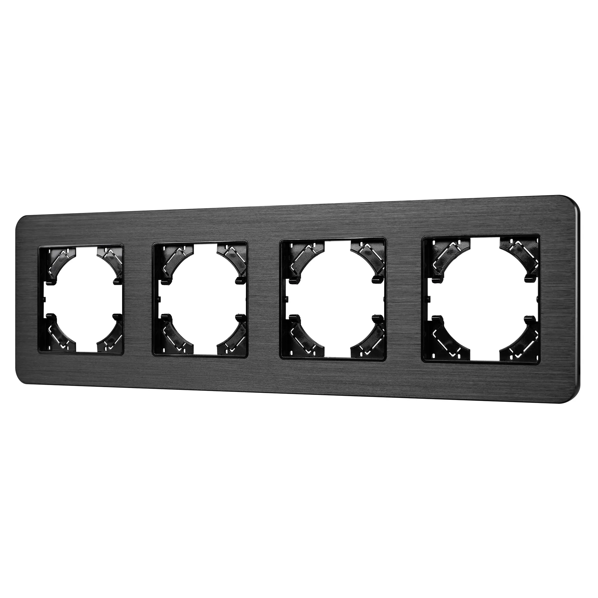 Рамка алюминиевая FRM-AKIRY-AL-4-BK (Arlight, -) - изображение товара