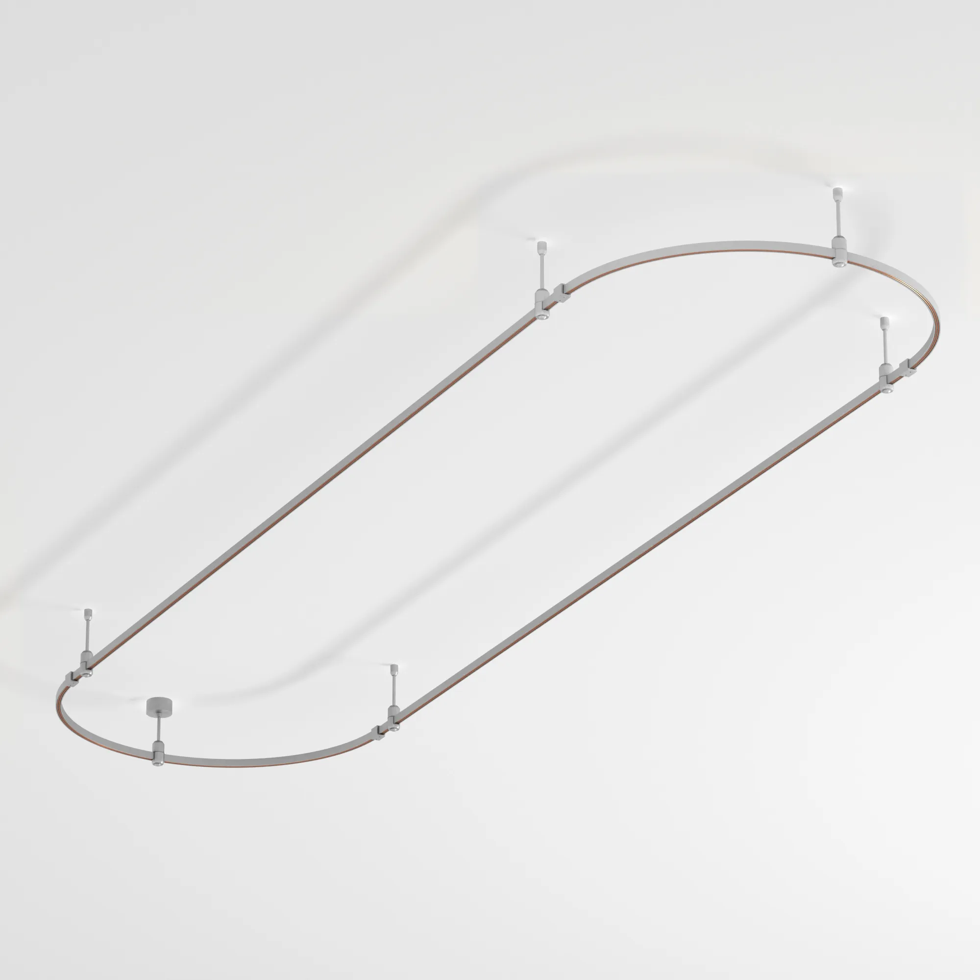 Трек ART-APRIORI-OVAL-ROD-200-3000x1000 (TN) (Arlight, IP20 Металл, 3 года)