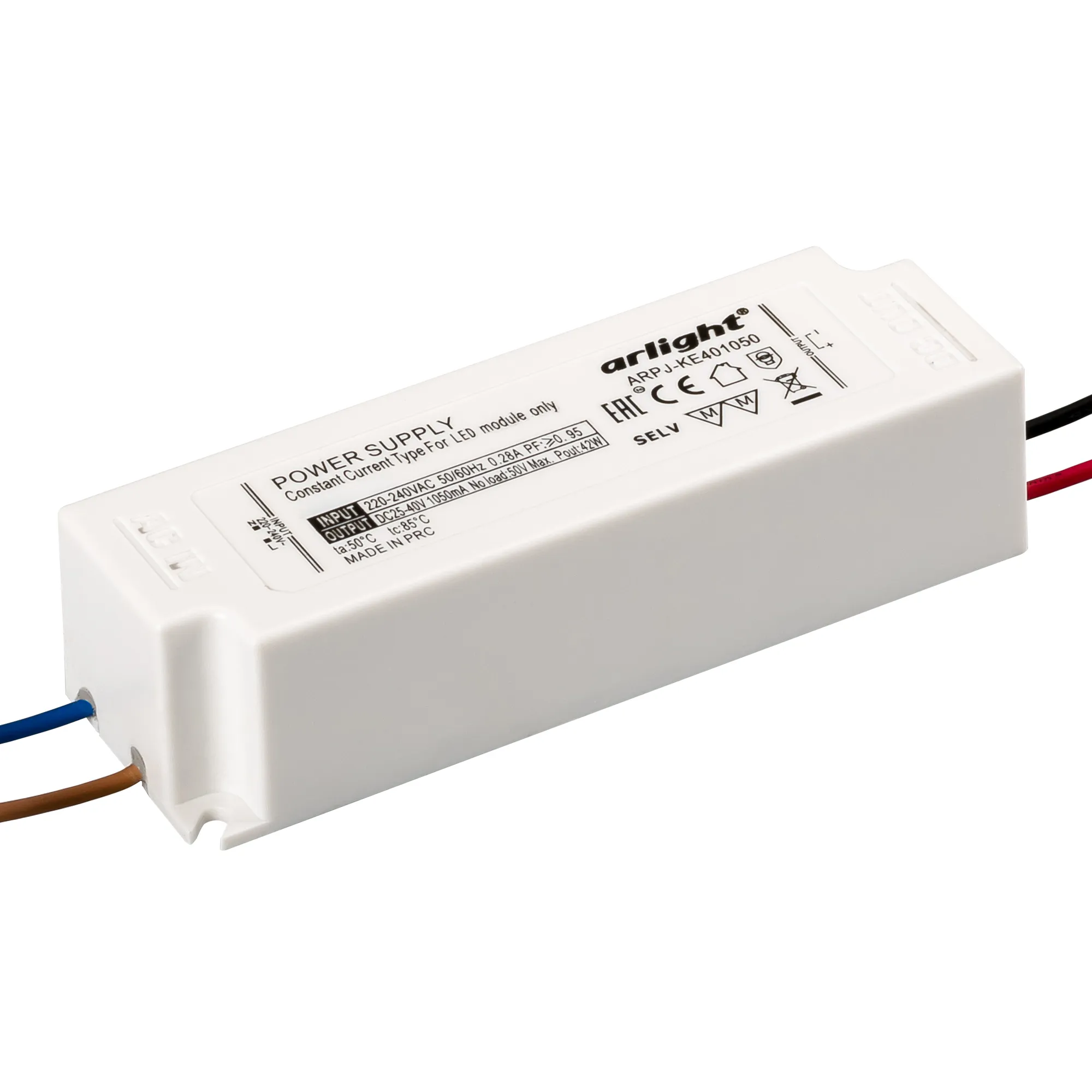 Блок питания ARPJ-KE421400 (60W, 1400mA, PFC) (Arlight, Пластик) - изображение товара